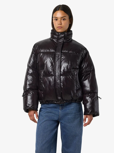 Noisy May - Puffer jakke - Black - Allie Shiny (PREORDER)