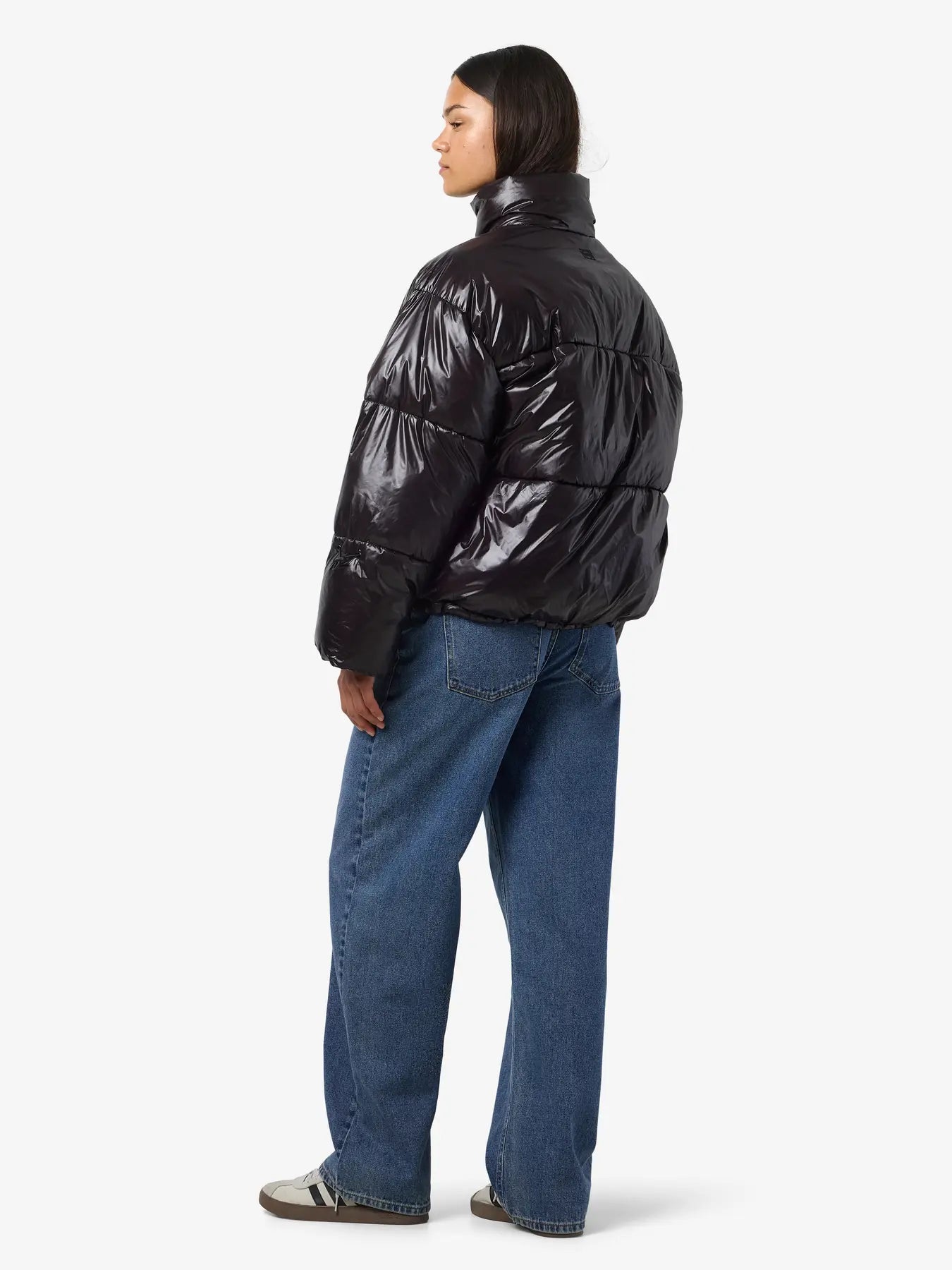 Noisy May - Puffer jakke - Black - Allie Shiny (PREORDER)