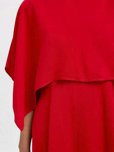 Selected Femme - Kjole - Rød - Leonore