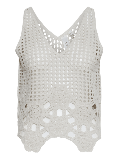 YAS Overdele Knit top - Beige - Nola - YAS