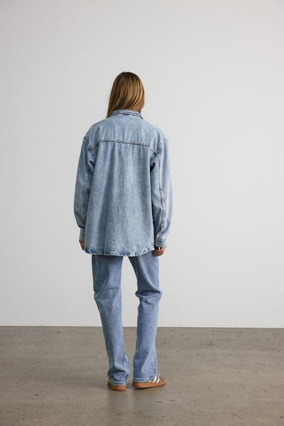 Noisy May - Denim jacket - Light blue - Alva 