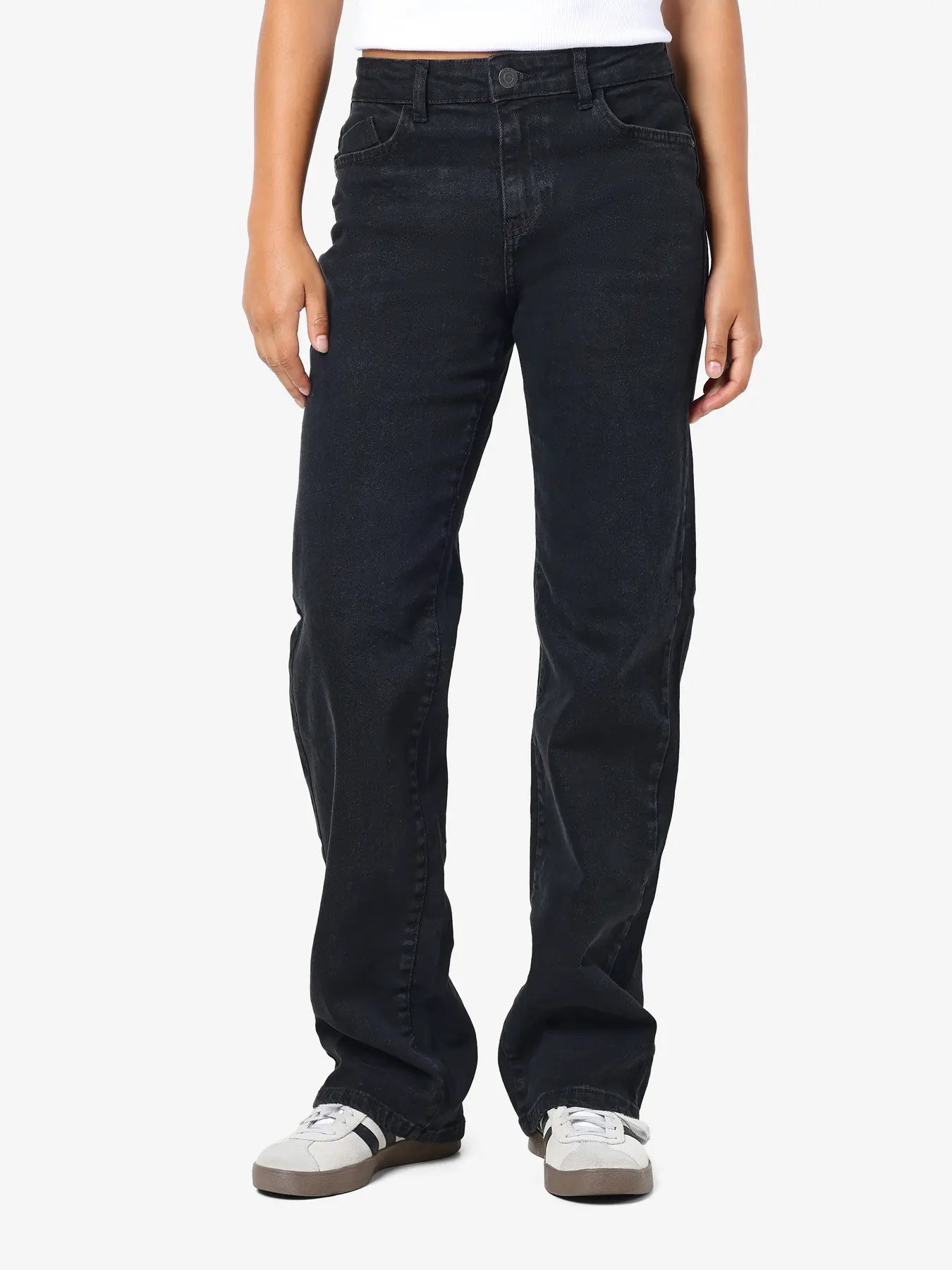 Light Blue Wide Leg Denim Jeans - Yolanda - Noisy May