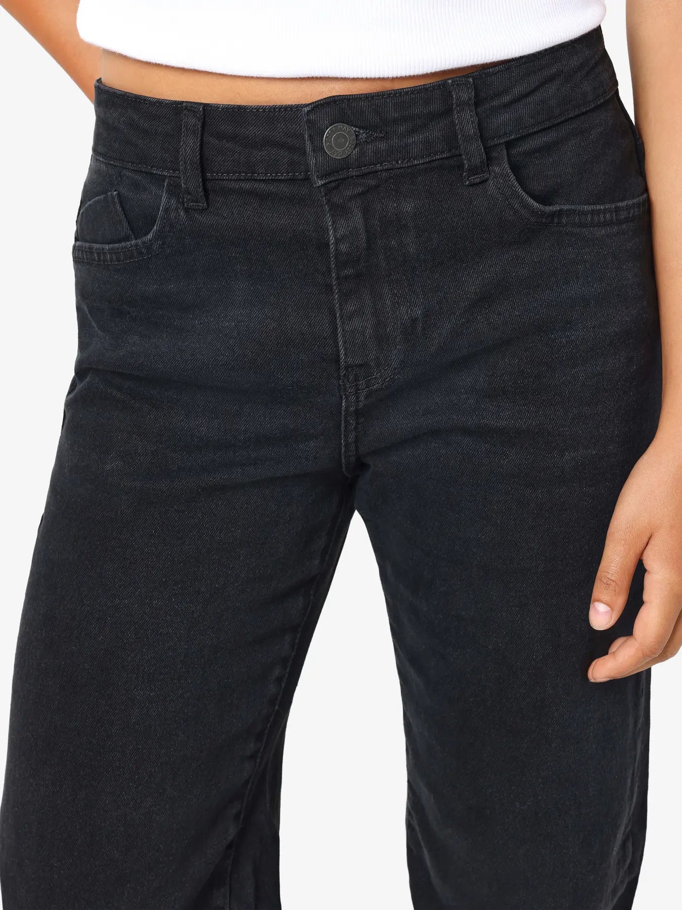 Light Blue Wide Leg Denim Jeans - Yolanda - Noisy May