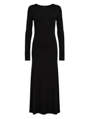 Long viscose dress - Black Natalia - Liberté