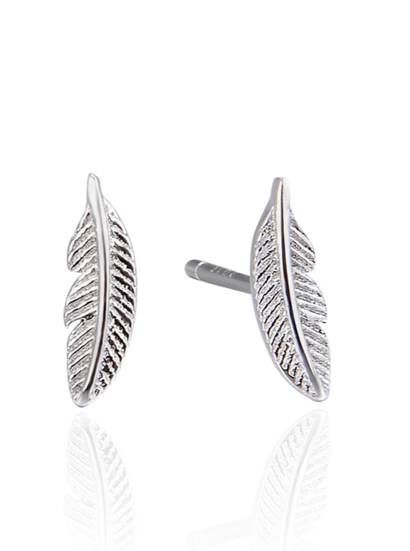 Andcopenhagen Smykker Leaf studs - Lele - 925 sterling sølv - Andcopenhagen