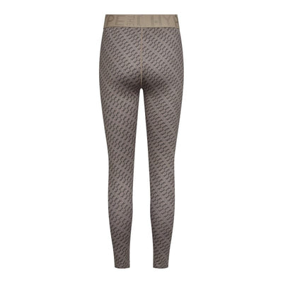 Hype The Detail Underdele Logo Leggings - Beige med sort Logo 200-21 - Hype The Detail