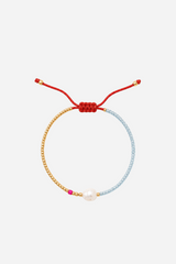 Andcopenhagen Jewelry - Perlearmbånd - Lyseblå - Holly
