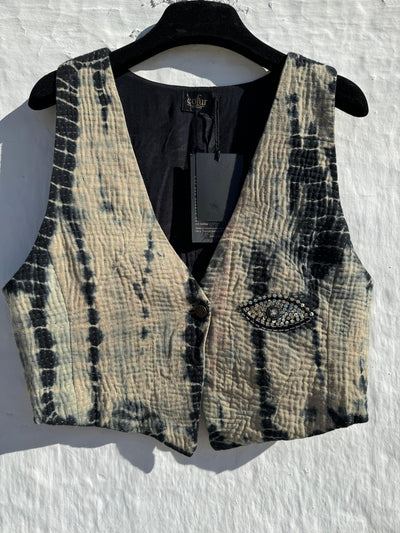 Cofur Accessories Mønstret vest - Kantha - 243 - Cofur