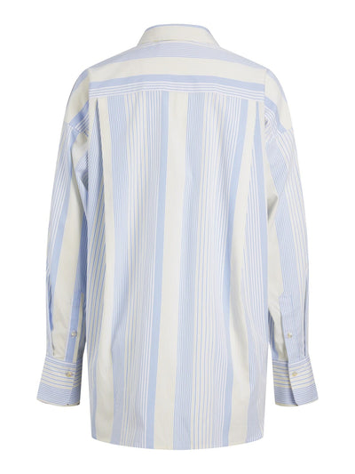 JJXX Overdele Multi Blue/lemon Stripes Skjorte - JJXX Jamie