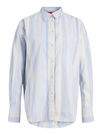 JJXX Overdele Multi Blue/lemon Stripes Skjorte - JJXX Jamie