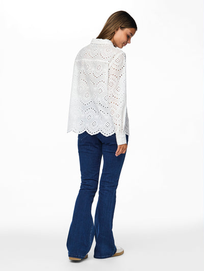 White Lace Shirt - Wild - Pieces