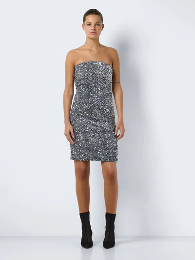 Noisy May - Dress - Silver sequins - Mia