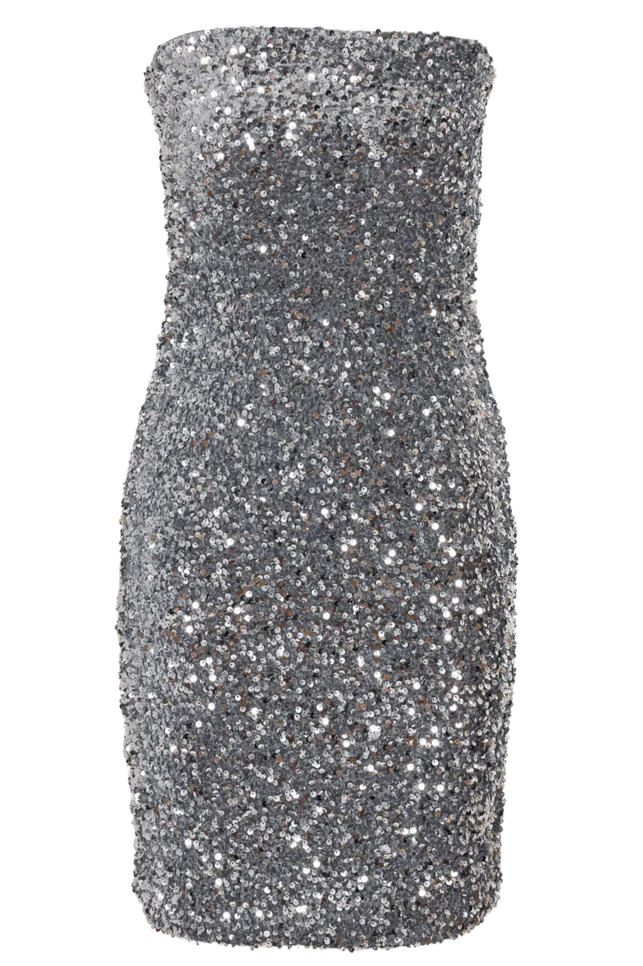 Noisy May - Dress - Silver sequins - Mia