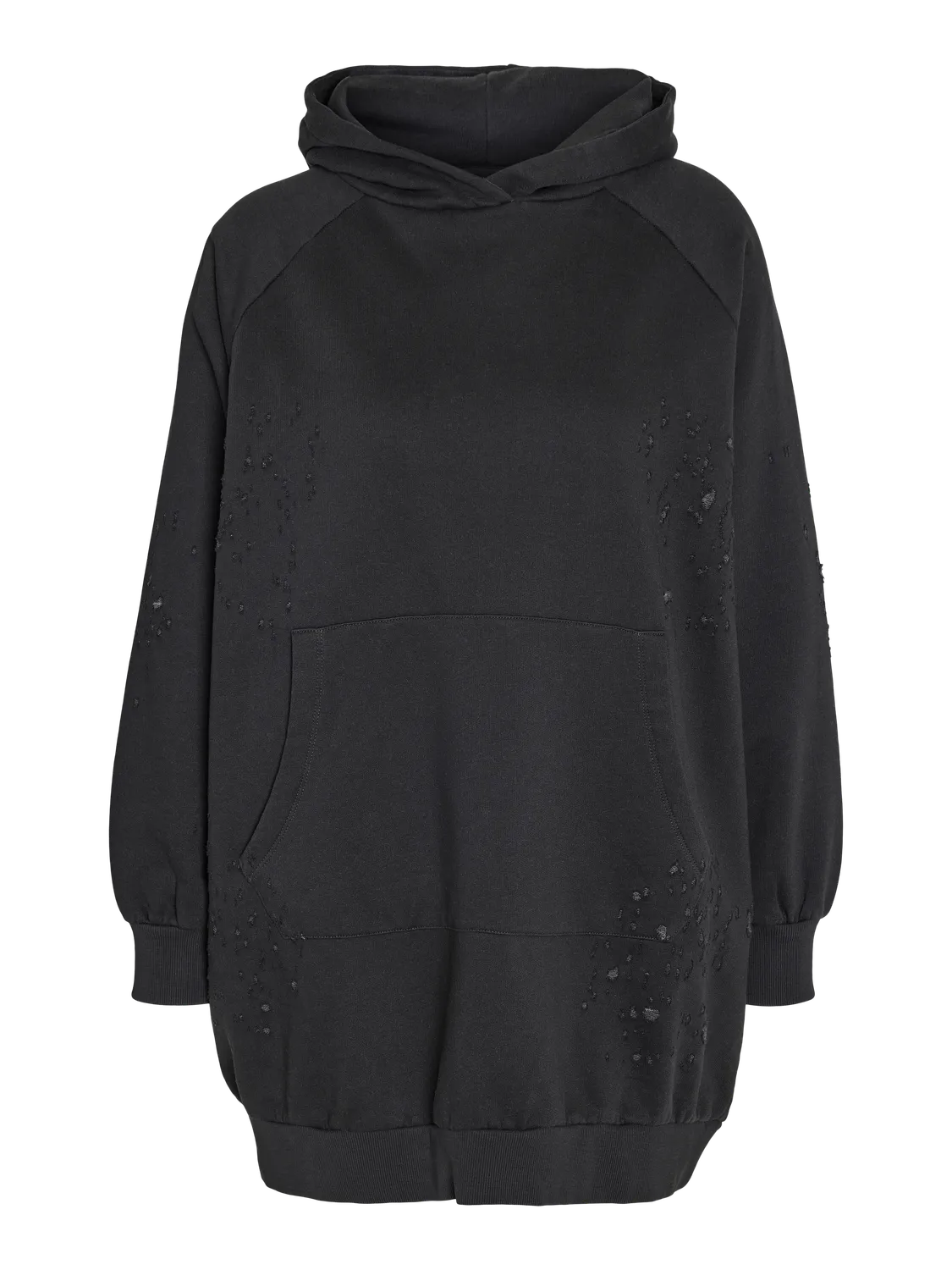 Noisy May - Hoodie dress - grey/black - Lega