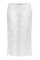Only - Nederdel - Bright white - Safea
