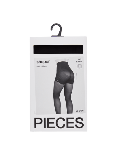 Pieces Underdele Nylonstrømpebukser - Sort 20 den - Shaper - Pieces