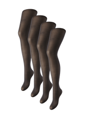 Nylon tights - Black - Nikoline 20 den 4 pack - Pieces 