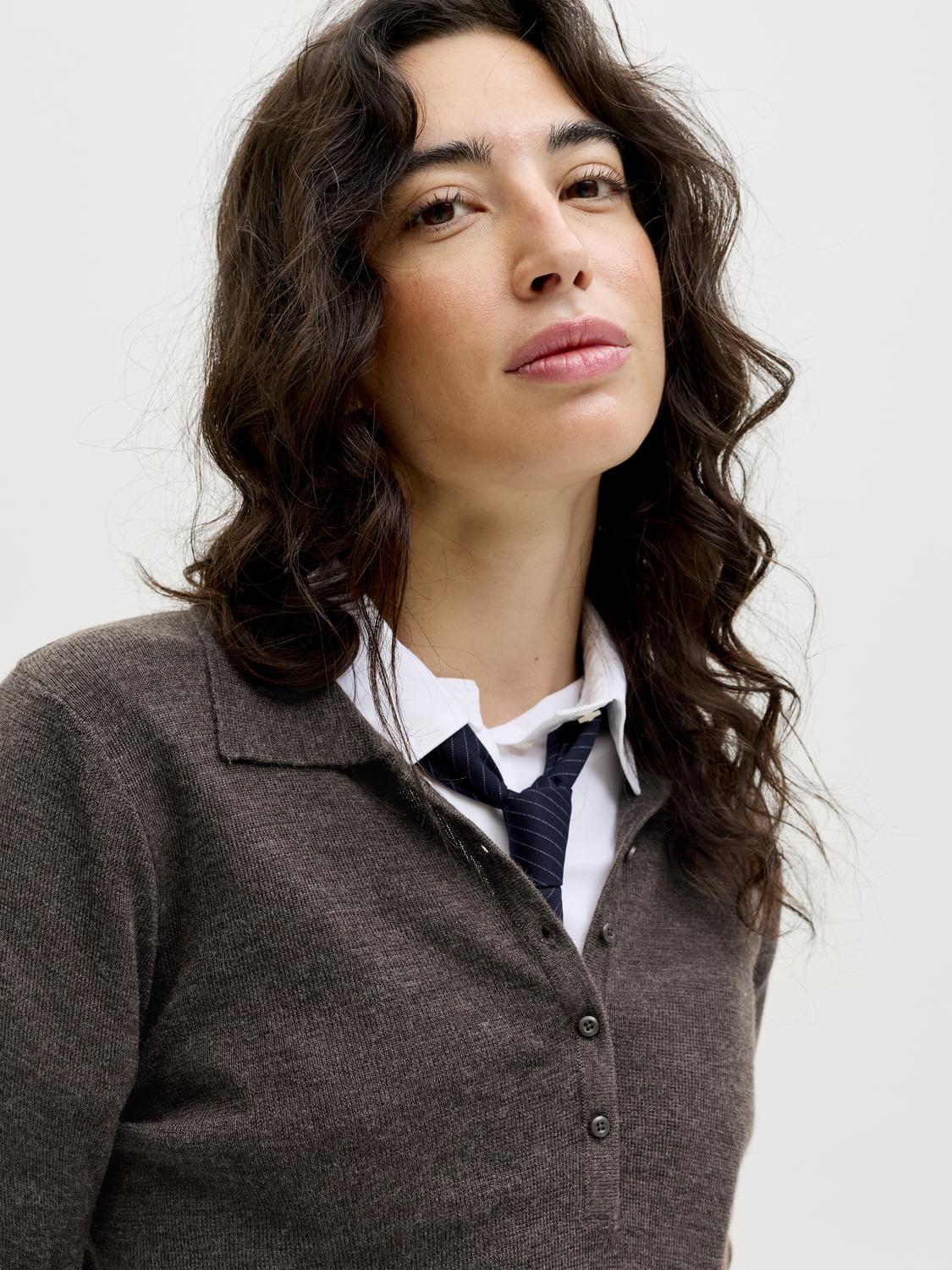 JJXX - Polo Strik - Bracken - Wren Wool Blend