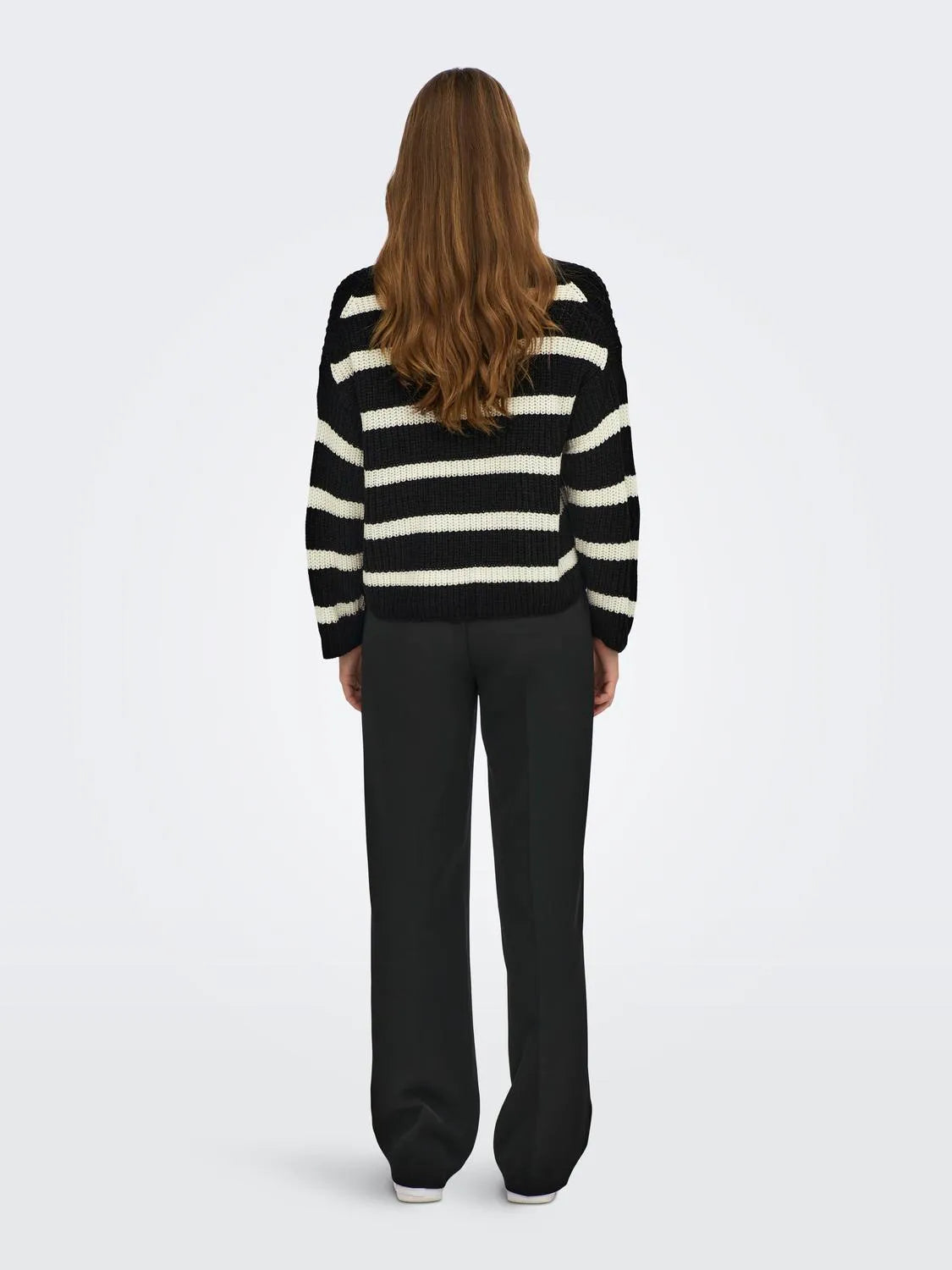 JDY - Knitwear - Striped black/white - Justy