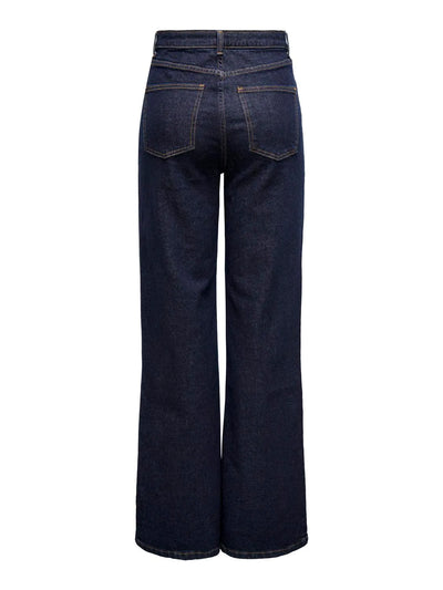 Only - Jeans - Wide rinse dark denim - Juicy