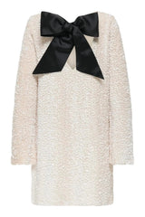 ONLY - Dress - White sequins with bow - Anika