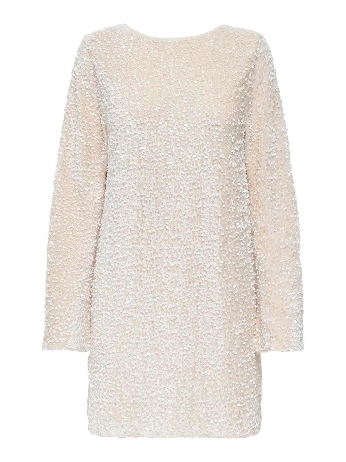 ONLY - Dress - White sequins with bow - Anika