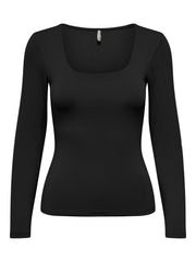 Only - Ea Two Way Blouse - Black