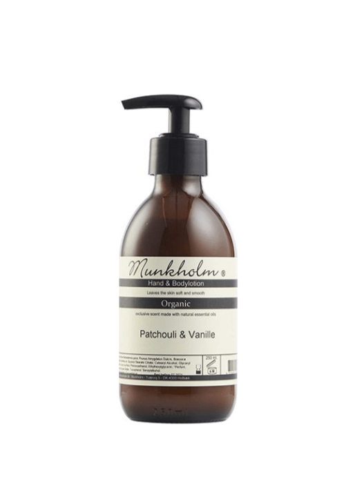 Munkholm Accessories Organic hand og bodylotion - Patchouli &amp; Vanille - 250 ml - Munkholm