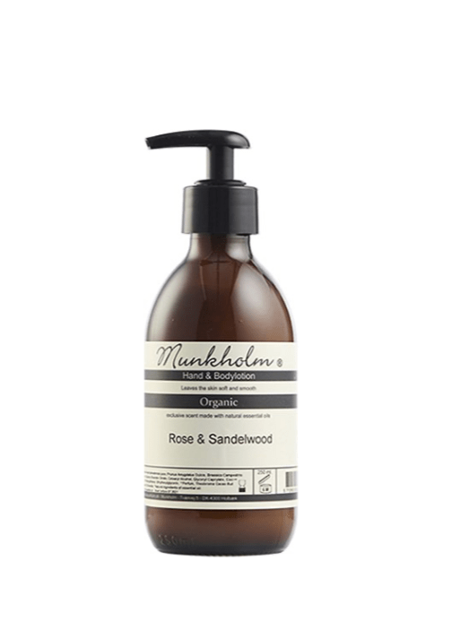 Munkholm Accessories Organic hand og bodylotion - Rose &amp; Sandelwood - 250 ml - Munkholm