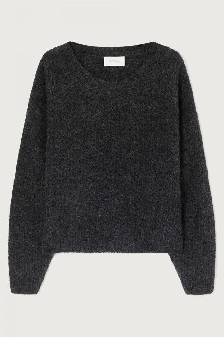 American Vintage - Sweater - Charcoal Melange - East