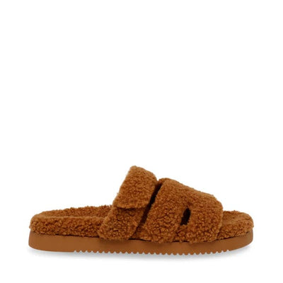 Steve Madden Sko Plysset sandal - Camel - Missile-F - Steve Madden