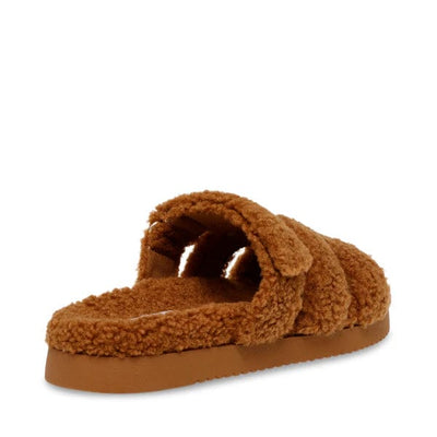 Steve Madden Sko Plysset sandal - Camel - Missile-F - Steve Madden