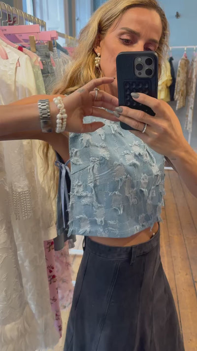 Hunkøn - Top - Denim - Nico