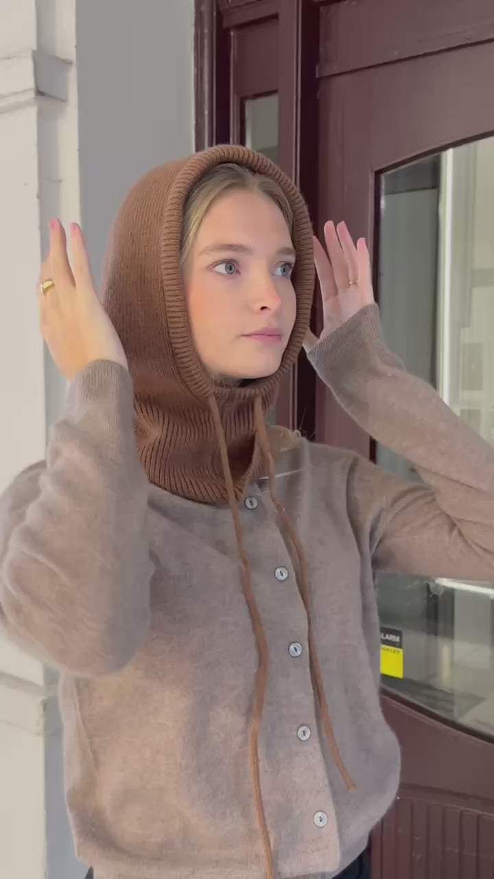 Sassy Copenhagen - Balaclava - Beanie - Brown - Mitzy