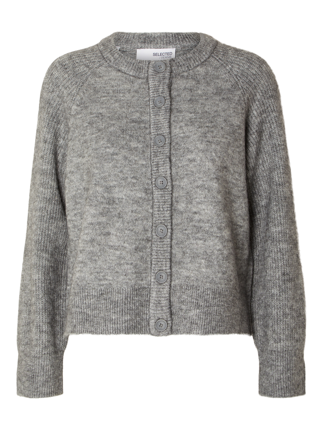 Selected Femme - Cardigan - Grey Melange - Rena