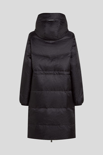 Karl Lagerfeld - Vinterjakke - Black/Nougat - Reversible long logo down coat