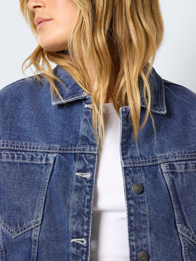 Noisy May - Denim jacket - Blue Cropped - Ronja 