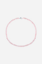Andcopenhagen Jewelry - Perlehalsklæde - Rosa kvarts - Ebba