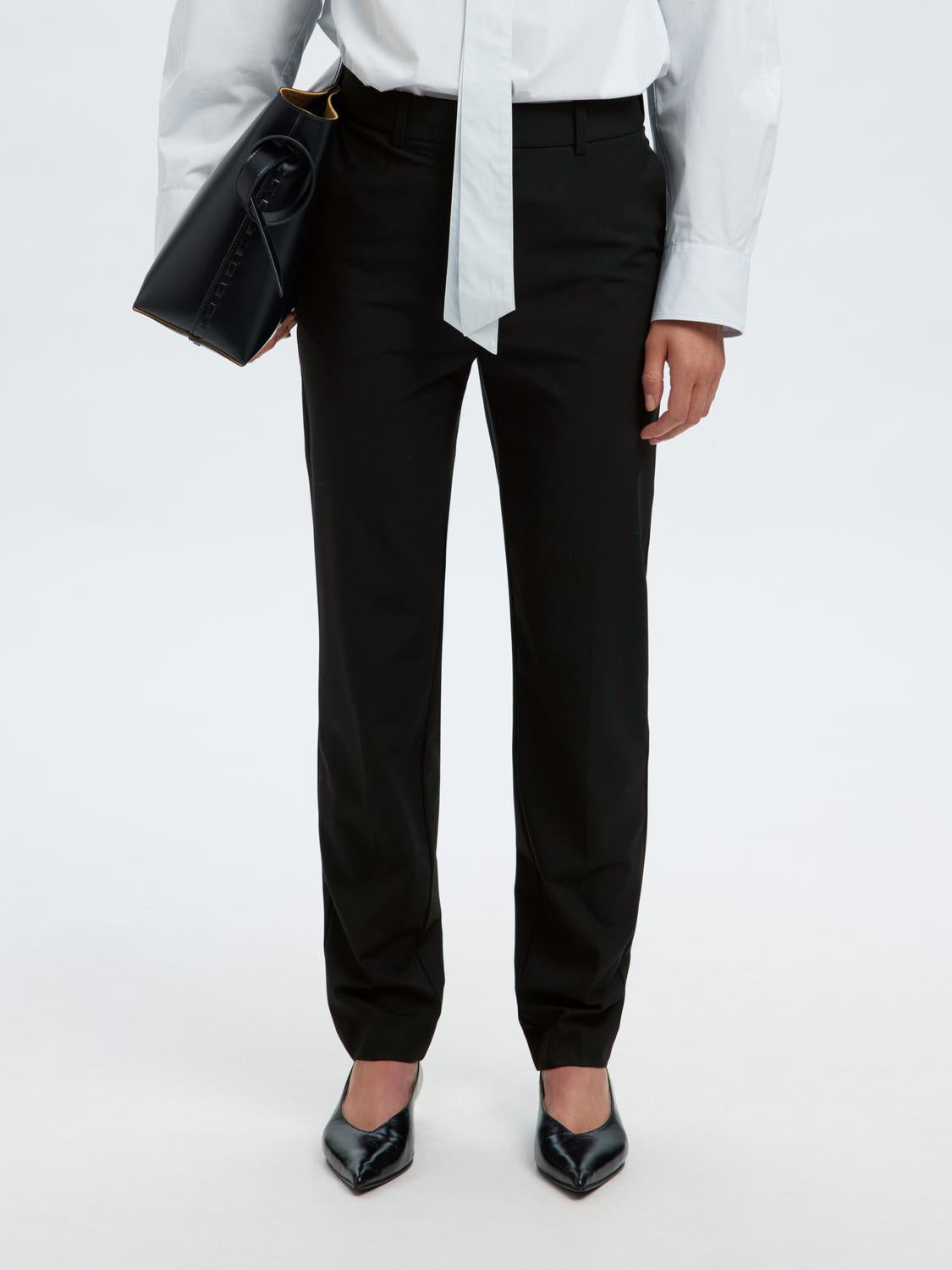 Selected Femme - Bukser - Black - Aila Tapered