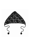 Sassy Copenhagen - Hæklet bandana - Black - Ibbi