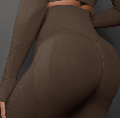 Sassy Copenhagen fitness Sassy Copenhagen - Show push up leggings - Brown - Fitness shape wear