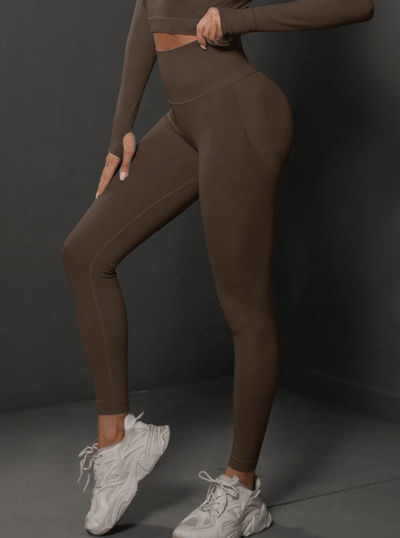 Sassy Copenhagen fitness Sassy Copenhagen - Show push up leggings - Brown - Fitness shape wear