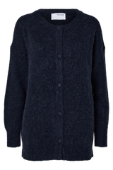 Long cardigan - Dark blue - Sia ras - Selected femme