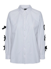 Shirt with bows - White Bell - Pieces X Ditte Estrup & Cille Fjord