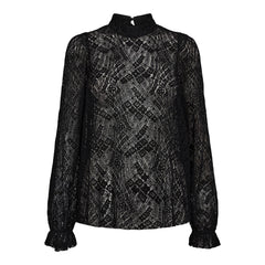 Black Lace Blouse - Lacy Liberté