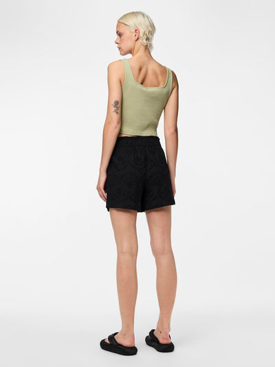 Pieces Underdele Sort Blonde Shorts - Vilde - Pieces