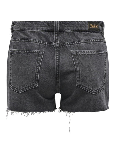 Only Underdele Sort Denim Shorts - Jaci Sort - Only