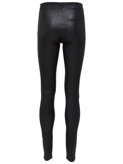 Selected Femme Underdele Sorte Læderbukser - Læderleggings - Sylvia Selected Femme