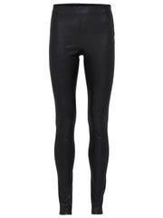 Black Leather Pants - Leather Leggings - Sylvia Selected Femme