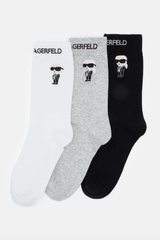 Socks - IKONIK 2.0 SOCKS 3 PACK - Karl Lagerfeld